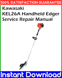 Kawasaki KEL26A Handheld Edger Service Repair Manual