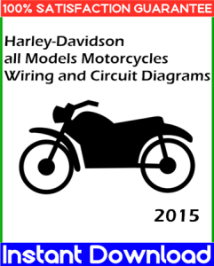 2015 Harley-Davidson all Models Motorcycles Wiring and Circuit Diagrams