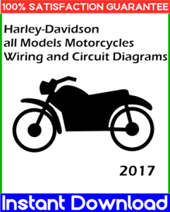 2017 Harley-Davidson all Models Motorcycles Wiring and Circuit Diagrams