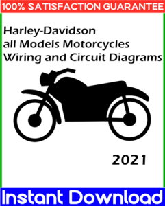 2021 Harley-Davidson all Models Motorcycles Wiring and Circuit Diagrams