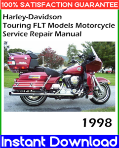 1998 Harley-Davidson Touring FLT Models Motorcycle Service Repair Manual