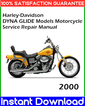 2000 Harley-Davidson DYNA GLIDE Models Motorcycle Service Repair Manual