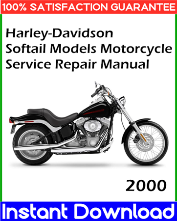 2000 Harley-Davidson Softail Models Motorcycle Service Repair Manual