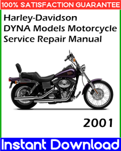 2001 Harley-Davidson DYNA Models Motorcycle Service Repair Manual