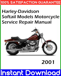 2001 Harley-Davidson Softail Models Motorcycle Service Repair Manual