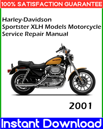 2001 Harley-Davidson Sportster XLH Models Motorcycle Service Repair Manual