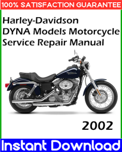 2002 Harley-Davidson DYNA Models Motorcycle Service Repair Manual