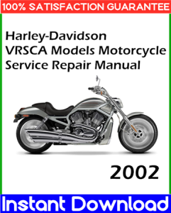 2002 Harley-Davidson VRSCA Models Motorcycle Service Repair Manual