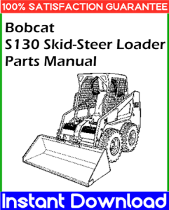 Bobcat S130 Skid-Steer Loader Parts Manual | PdfBox Store