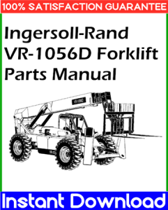 Ingersoll-Rand VR-1056D Forklift Parts Manual