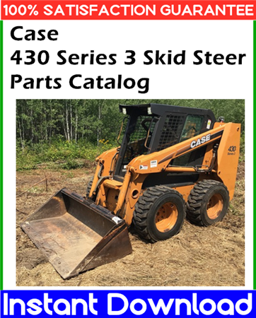 Case 430 Series 3 Skid Steer Parts Catalog