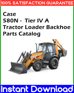 ase 580N Tractor Loader Backhoe - Tier IV A Parts Catalog