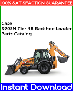 Case 590SN Tier 4B Backhoe Loader Parts Catalog