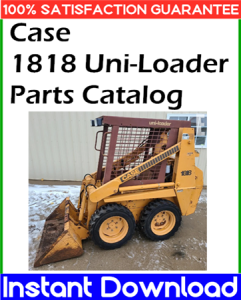 Case 1818 Uni-Loader Parts Catalog