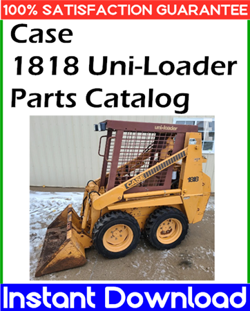 Case 1818 Uni-Loader Parts Catalog