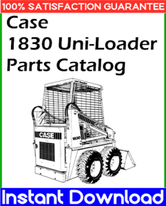 Case 1830 Uni-Loader Parts Catalog